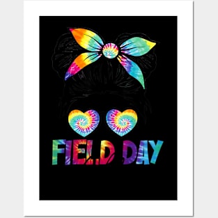 School Field Day Fun Tie Dye Posters and Art